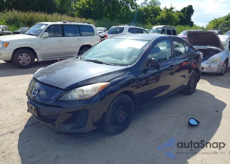 2013 Mazda Mazda3 I Sv из США, поврежденный, VIN JM1BL1TG0D1727718